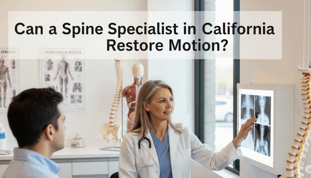 Can a Spine Specialist in California Restore Motion?